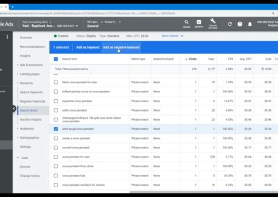 How to Add Negative Keywords in Google Ads