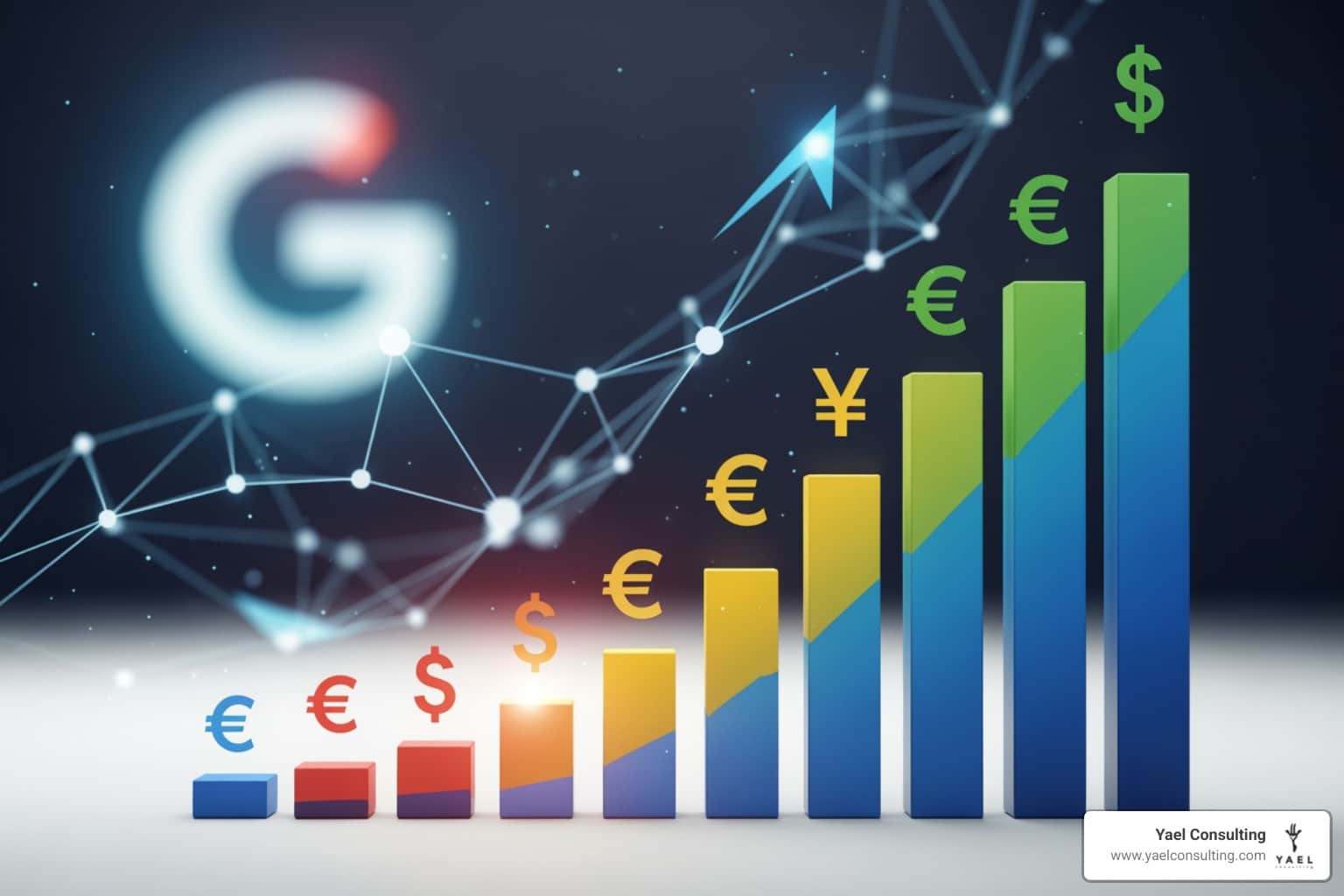 Bar chart comparing average CPCs across different industries - Google Ads agency pricing